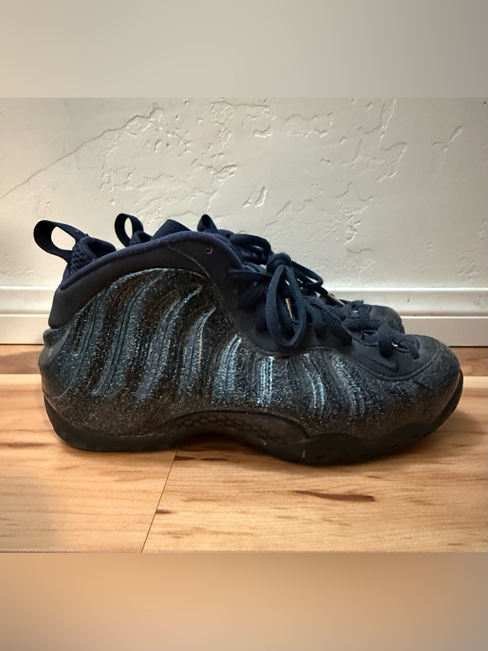 Nike Air Foamposite One Obsidian Glitter Shoes